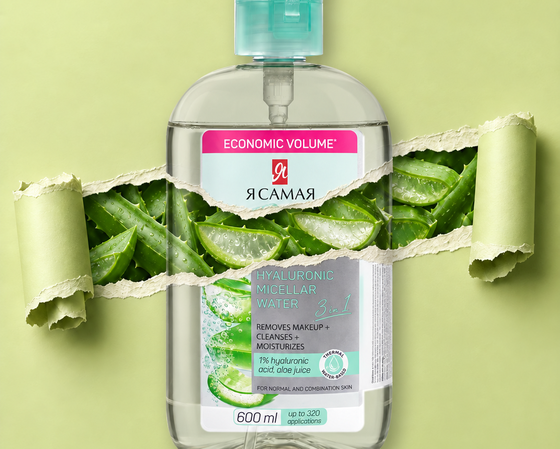 Nước tẩy trang YA SAMAYA Hyaluronic Micellar Water – chai xanh