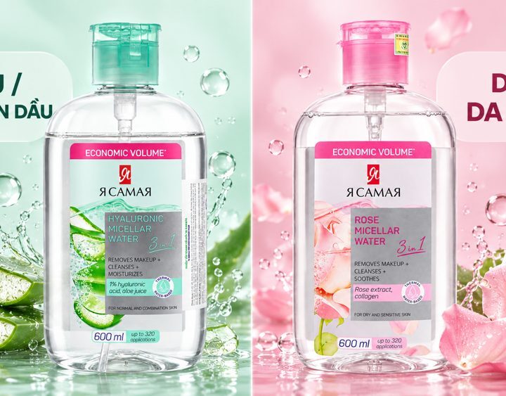Nước tẩy trang YA SAMAYA cho da dầu hỗn hợp và da khô nhạy cảm